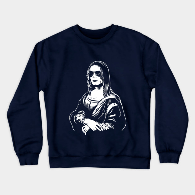 Sha Mona Lisa Crewneck Sweatshirt by dumbshirts