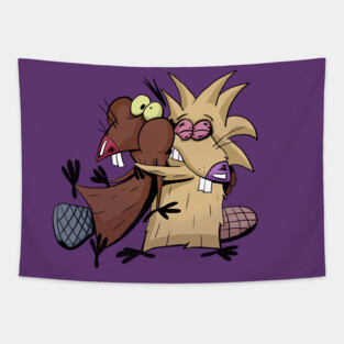 Angry Beavers Tapestry