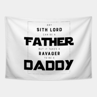 Father vs Daddy Tapestry