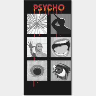 Square psycho Posters and Art