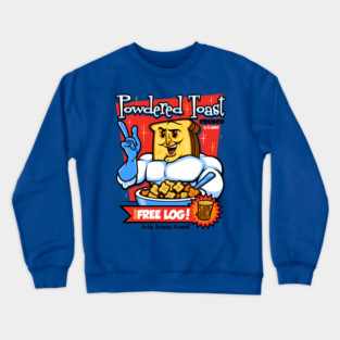 Powdered Toast Crunch Man Crewneck Sweatshirt