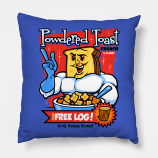 Powdered Toast Crunch Man Pillow