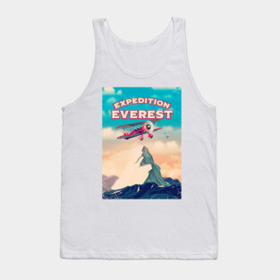 Expedition Everest Travel poster Tank Top