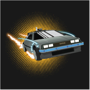 DeLorean Posters and Art