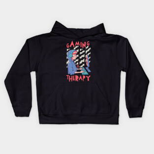 Gaming Is Therapy Kids Hoodie