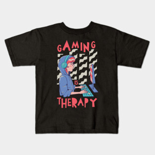 Gaming Is Therapy Kids T-Shirt