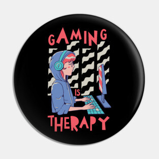 Gaming Is Therapy Pin