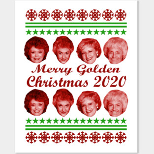 golden girls christmas Posters and Art