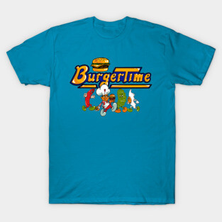 Burger Time Characters T-Shirt