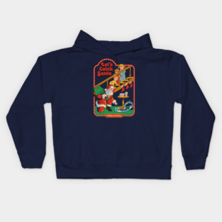 Let's Catch Santa Kids Hoodie