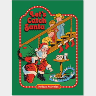 Let's Catch Santa Posters and Art