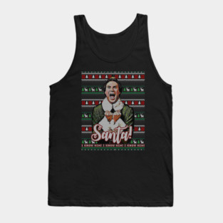 Buddy the elf OMG! SANTA I know him ! - funny christmas tee ugly sweater Tank Top