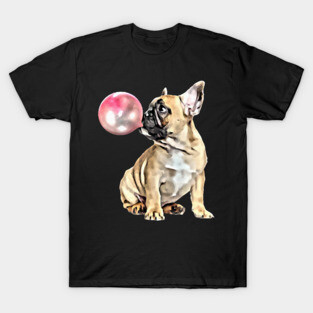 French bulldog bubble gum T-Shirt