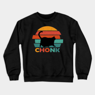 Vintage Chonk Cat Crewneck Sweatshirt