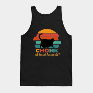 Vintage Chonk Cat Tank Top