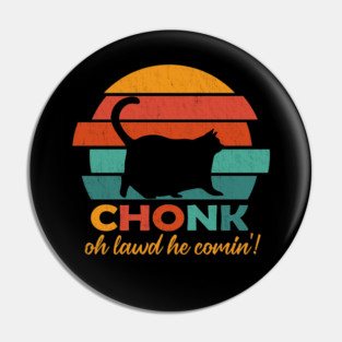 Vintage Chonk Cat Pin
