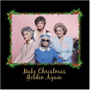 Christmas golden girls Posters and Art