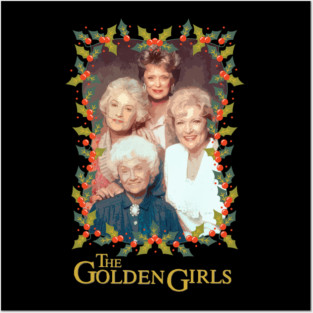 Christmas golden girls Posters and Art