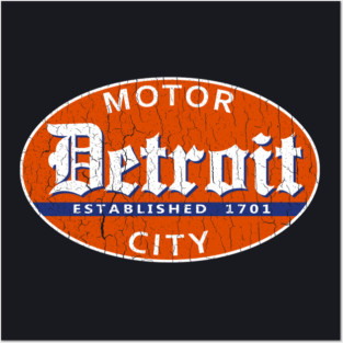 Vintage Detroit - Motor City Posters and Art