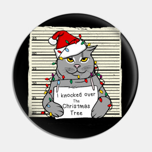 Christmas Cat Pin