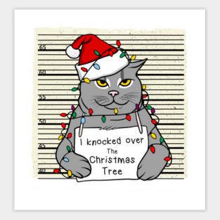 Christmas Cat Sticker