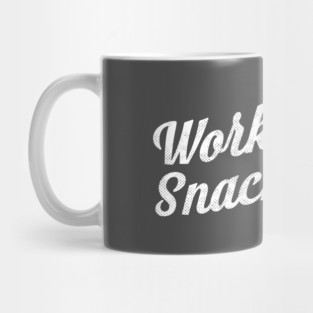 Works Hard Snacks Often Mug