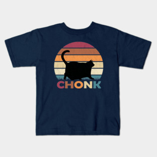 Vintage Chonk Cat Kids T-Shirt