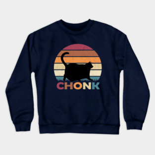 Vintage Chonk Cat Crewneck Sweatshirt
