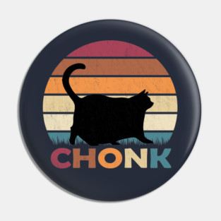 Vintage Chonk Cat Pin