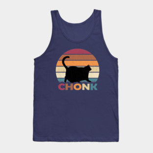 Vintage Chonk Cat Tank Top