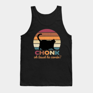 Vintage Chonk Cat Tank Top