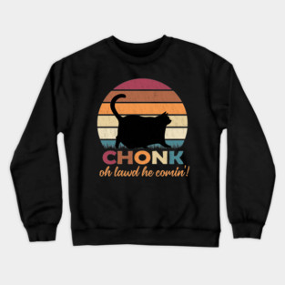 Vintage Chonk Cat Crewneck Sweatshirt