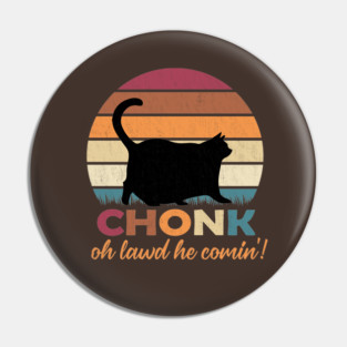 Vintage Chonk Cat Pin