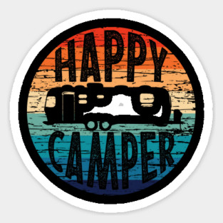 Happy Camper Sticker