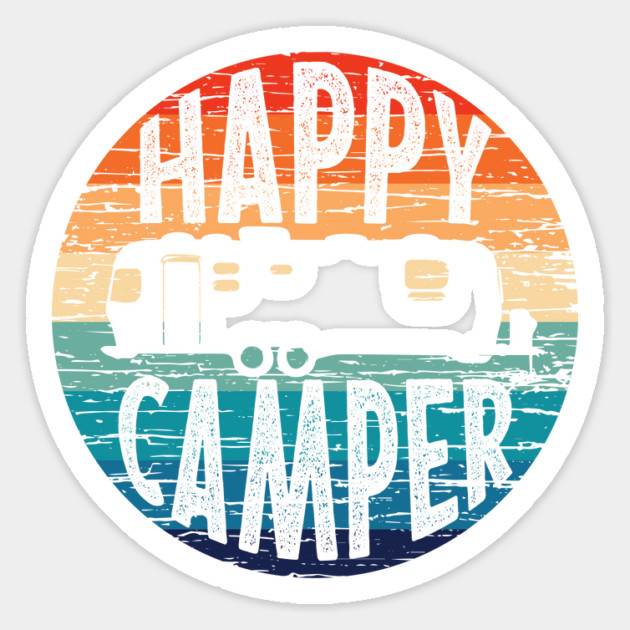 Happy Camper Magnet by Camp Happy Hour
