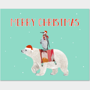 Classic Merry Christmas Posters and Art