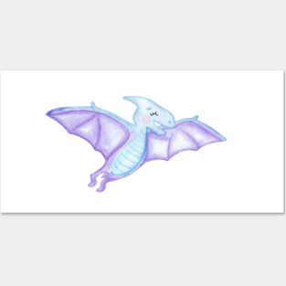 Cute Pterodactyl Posters and Art