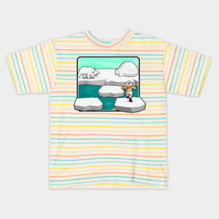 How to make an igloo with a joystick Kids T-Shirt