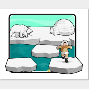 How to make an igloo with a joystick Posters and Art