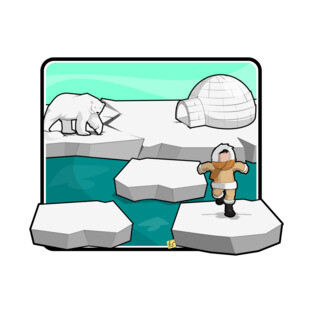 How to make an igloo with a joystick T-Shirt