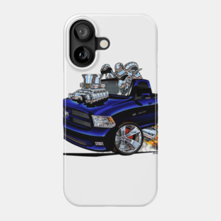 Dodge RAM Dark Blue Truck Phone Case