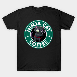 Ninja Cat Coffee T-Shirt