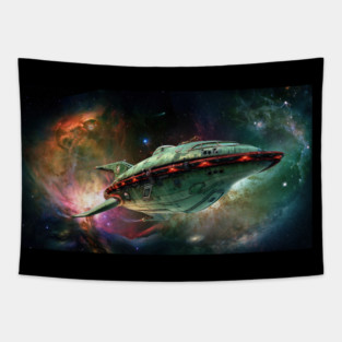Planet Express with Nebula Tapestry