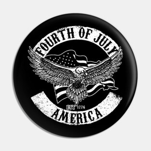 Fourth Of July Pin