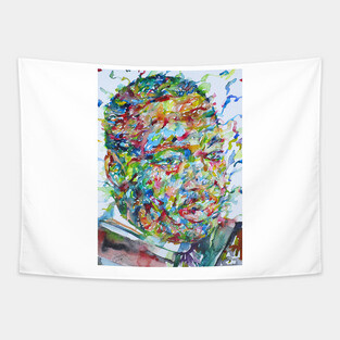 MARTIN LUTHER KING Jr. - watercolor portrait .1 Tapestry