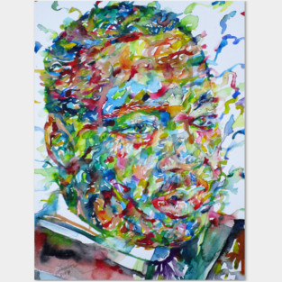 MARTIN LUTHER KING Jr. - watercolor portrait .1 Posters and Art
