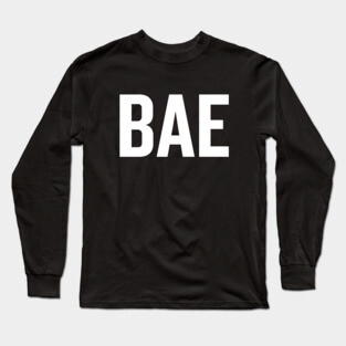 Bae (White) Long Sleeve T-Shirt