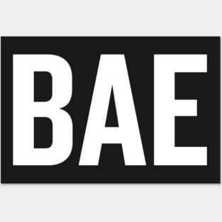 Bae (White) Posters and Art