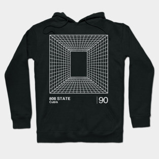 Cubik / 808 State / Minimalist Graphic Artwork Design Hoodie