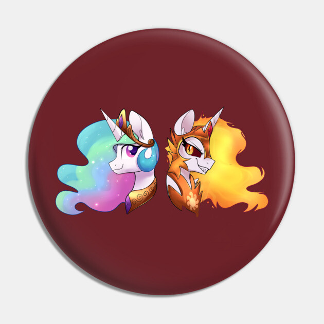 Celestia Daybreaker My Little Pony Pin TeePublic
